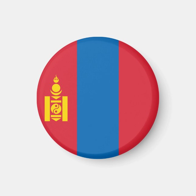 Mongolia flag magnet (Vorne)
