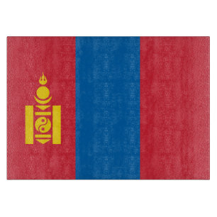 Mongolia flag schneidebrett