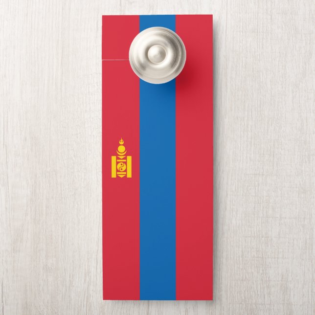 Mongolia flag türanhänger (Auf Knauf)