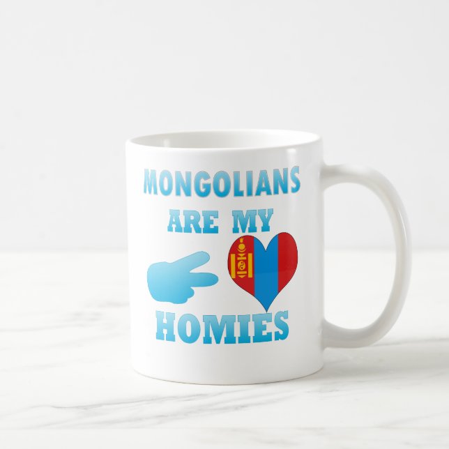 Mongolians sind mein Homies Kaffeetasse (Rechts)