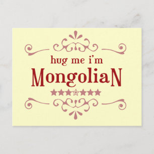 mongolisch postkarte