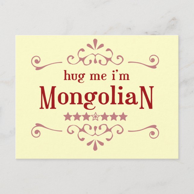 mongolisch postkarte (Vorderseite)
