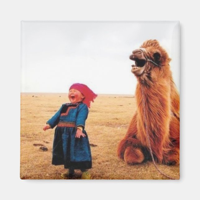 mongolische Erinnerungen2 Magnet (Vorne)