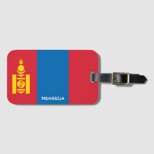 Mongolische Nationalflagge Patriotisch Gepäckanhänger