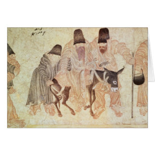 Mongolische Nomaden mit einem Esel, 15.