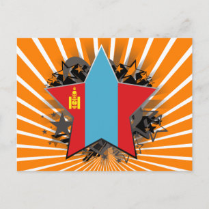 Mongolische Sterne Postkarte