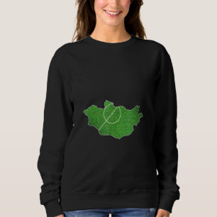 Mongolischer Fußballplatz Sweatshirt