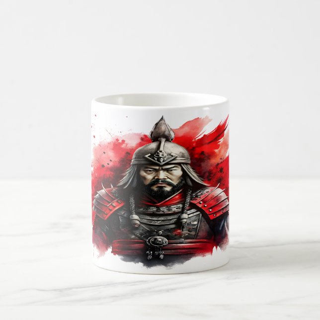 Mongolischer Krieger Kaffeetasse (Mittel)