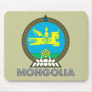Mongolisches Emblem Mousepad