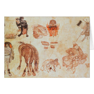 Mongolisches nomadisches Lager, 15. Jahrhundert