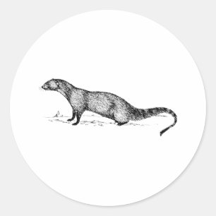 Mongoose Runder Aufkleber
