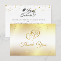 Mongram Gold Heart Years Into Forever