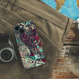 Mongram Jungle Cat Case-Mate iPhone Case