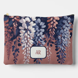 Mongram Navy Rose Wisteria Elegance Zubehörtasche