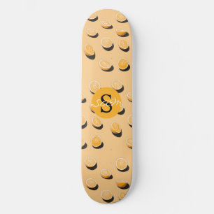MONGRAM Orange Skateboard