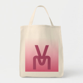 Mongram Pink Gradient Totbeutel Tragetasche