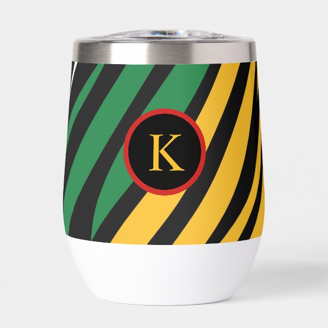 Mongram Red Green Yellow Black History Montag (Vorderseite)