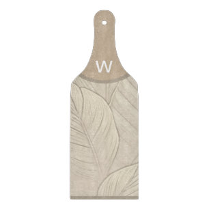 Mongram Tropical Glass Cutting Board Paddel Schneidebrett