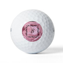 Mongrammieren Golf Ball Mauve Pink anpassen
