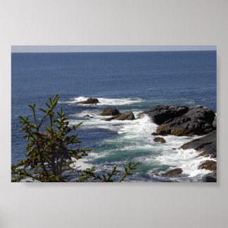 Monhegan Cliff Poster