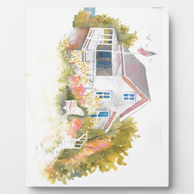 Monhegan Hütte J Kilburn Fotoplatte (Vorderseite)