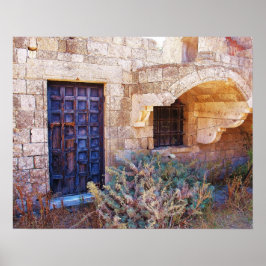 Moni Tharri MONASTERY Rhodes Insel, Griechenland Poster