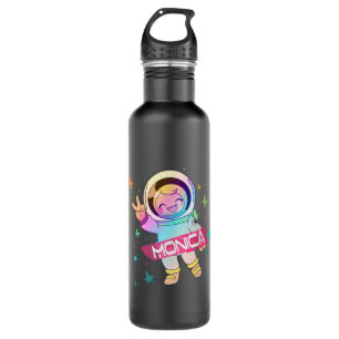 MONICA 2Adorable Mädchenname mit niedlichem Astron Edelstahlflasche