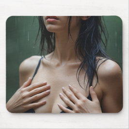 Monica im Regen Mousepad