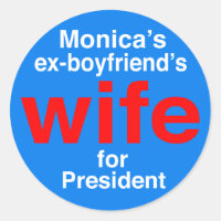 Monicas Ehefrau des Ex-Freundes für den Präsidente
