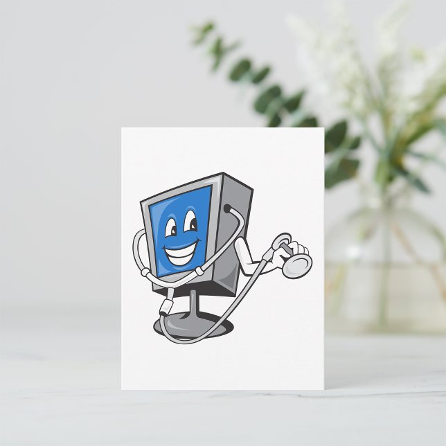 Monitor mit Stethoskop-Einladungen Einladung (Von Creator hochgeladen)