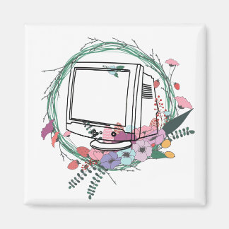Monitore und Kranz Magnet