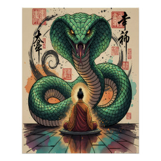 Monk and Serpent Poster