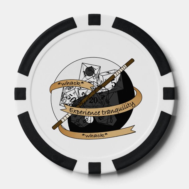 Monk Dice Design Pokerchips (Vorderseite)