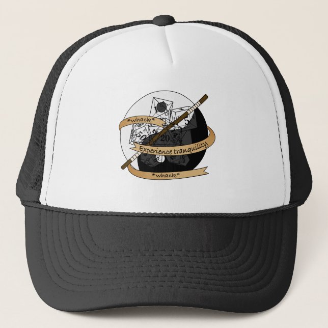 Monk Dice Design Truckerkappe (Vorderseite)