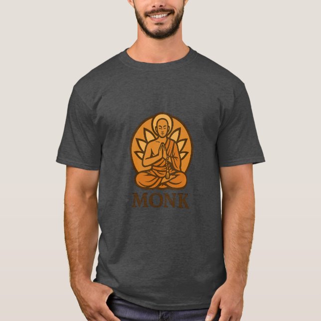 Monk — Disciplina, Espírito e Poder Interior T-Shirt (Vorderseite)