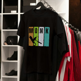 Monk Dungeon Fantasy Role beim Grunge T - Shirt