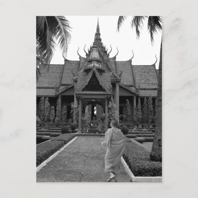 Monk im Museum Postkarte (Vorderseite)
