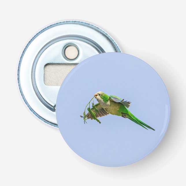 Monk Parakeet im Rio Grande Tal Flaschenöffner (Vorderseite)