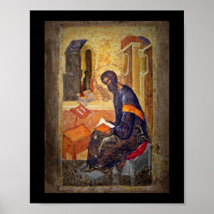 Monk Study Scripture Poster