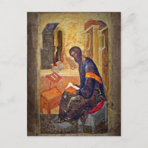 Monk Study Scripture Postkarte