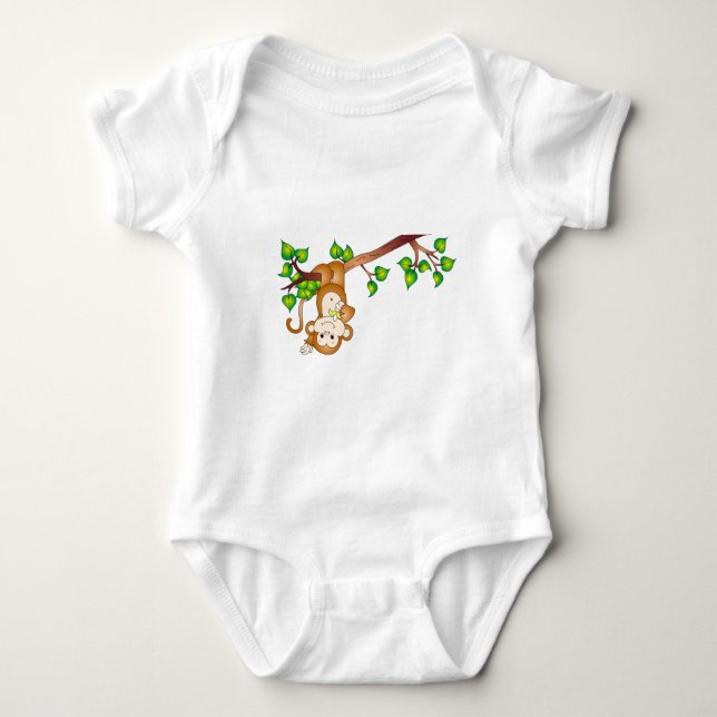 monkey5_gif.gif baby strampler (Vorderseite)