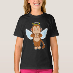 Monkey Angel Angel Flügel T-Shirt