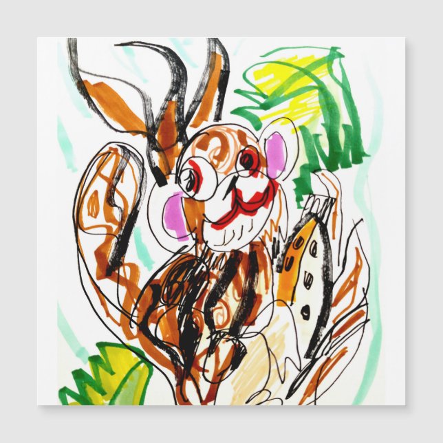 Monkey around lot  magnetkarte (Vorderseite)