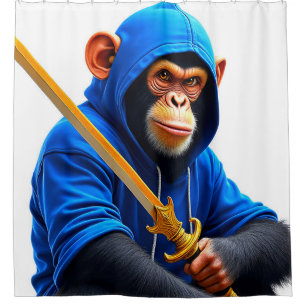 Monkey Art Duschvorhang