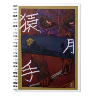 Monkey art notebook notizblock