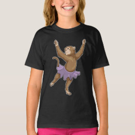Monkey Ballerina Ballerina Ballett Tanz T-Shirt