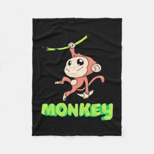 Monkey Banana Fleecedecke