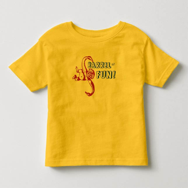 Monkey Barrel Retro Kleinkind T-shirt (Vorderseite)