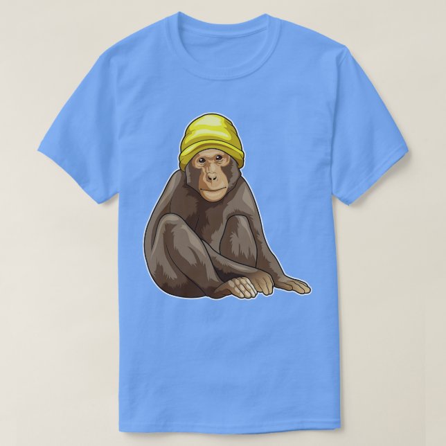 Monkey Beanie T-Shirt (Design vorne)