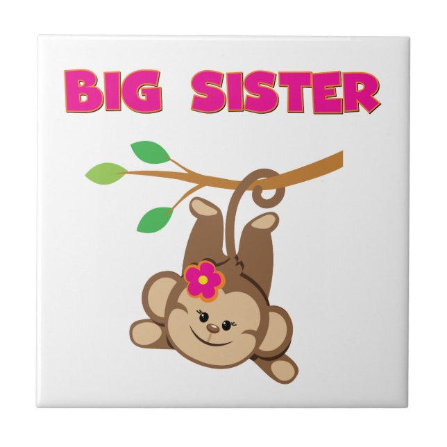Monkey Big Sister Fliese (Vorderseite)